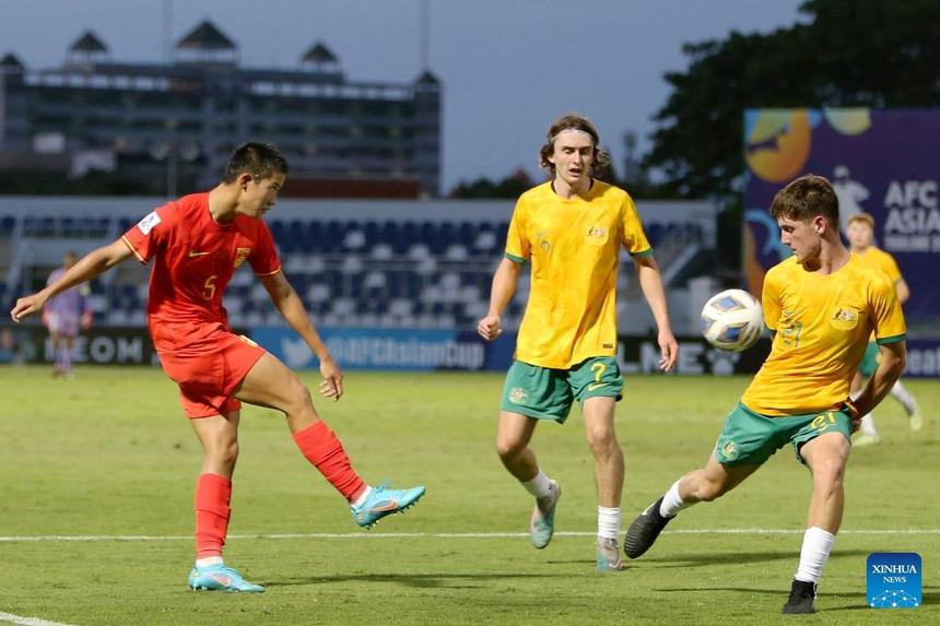 U17 Trung Quốc nhận thất bại trong 'cơn mưa' bàn thắng, gần như bị loại khỏi giải châu Á - Ảnh 2.