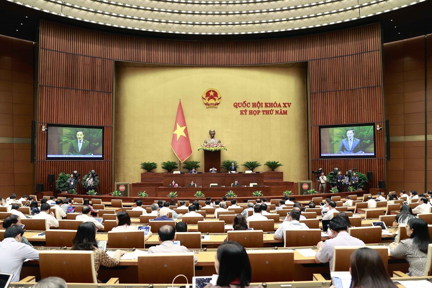 Kỳ họp thứ 5, Quốc hội khóa XV: Biểu quyết thông qua ba luật và một nghị quyết - Ảnh 1.