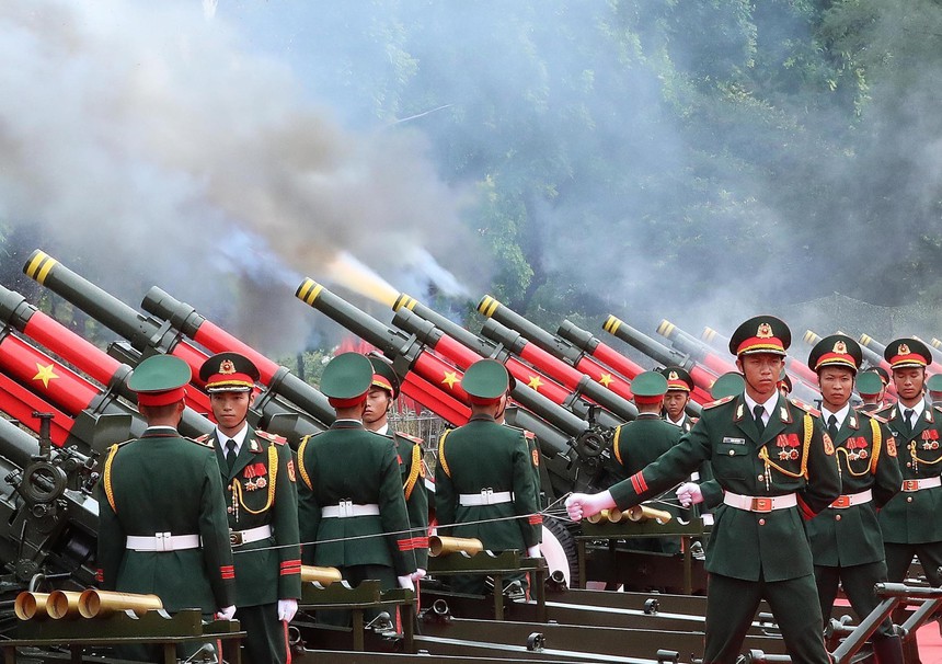 Chủ tịch nước Võ Văn Thưởng chủ trì Lễ đón Tổng thống Hàn Quốc Yoon Suk Yeol - Ảnh 9.