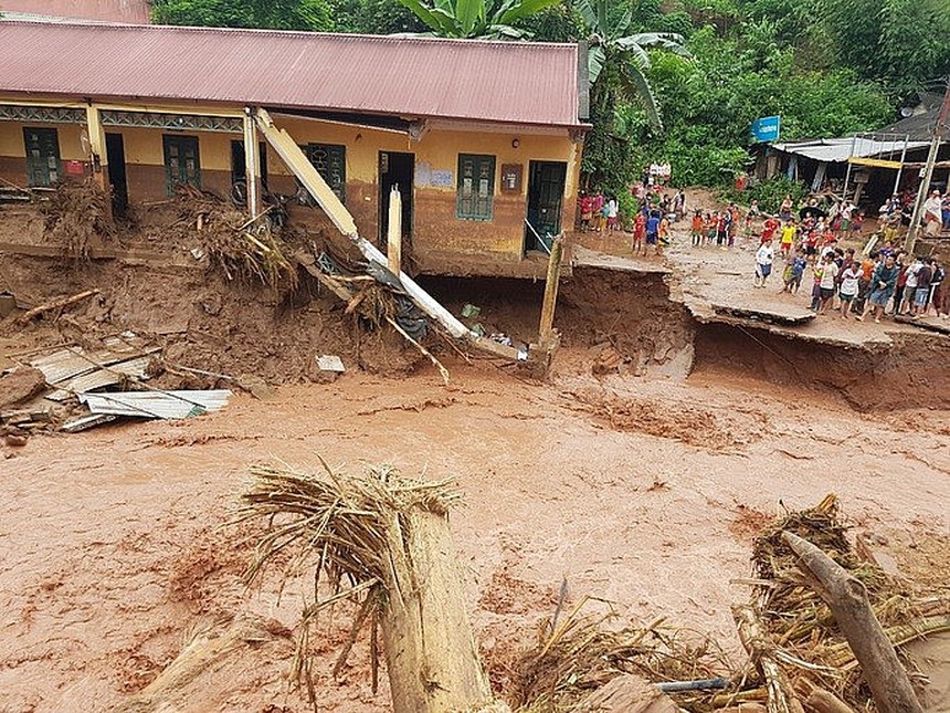Đề phòng lũ quét, sạt lở đất ở vùng núi Bắc Bộ - Ảnh 1.