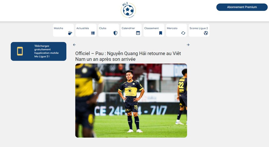 Báo Pháp thất vọng khi Quang Hải về Việt Nam: ‘Sở hữu phẩm chất cầu thủ xuất sắc nhưng không vượt qua trở ngại ở châu Âu’ - Ảnh 2. Báo Pháp thất vọng khi Quang Hải về Việt Nam: ‘Sở hữu phẩm chất cầu thủ xuất sắc nhưng không vượt qua trở ngại ở châu Âu’ - Ảnh 2.