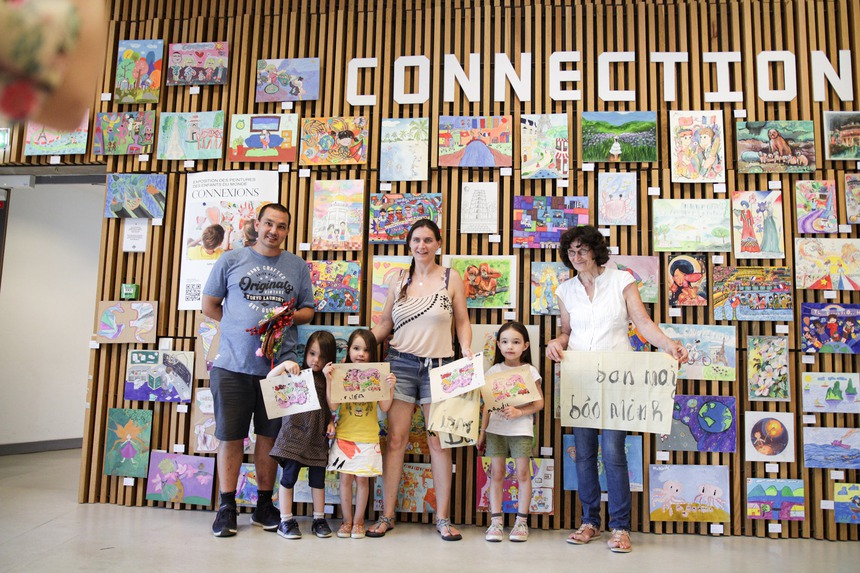 Giới thiệu Văn hoá Việt Nam tại Pháp thông qua chuỗi sự kiện triển lãm và workshop tại các trường học  - Ảnh 4.