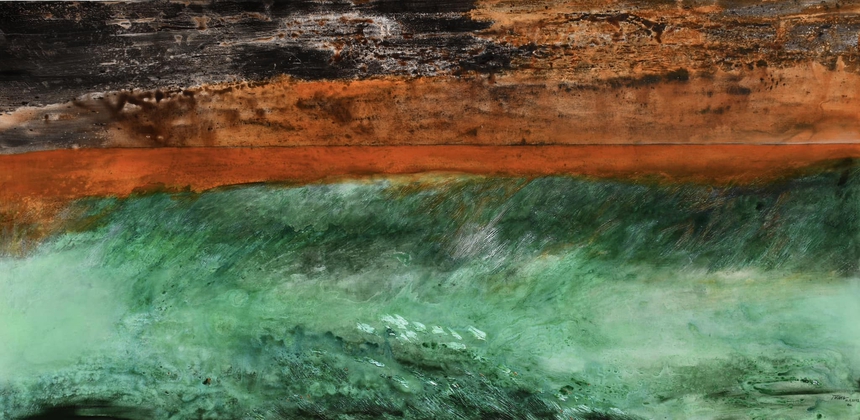 Họa sĩ Ca Lê Thắng: Hội họa là tiếng nói của riêng tâm thức - Ảnh 4.