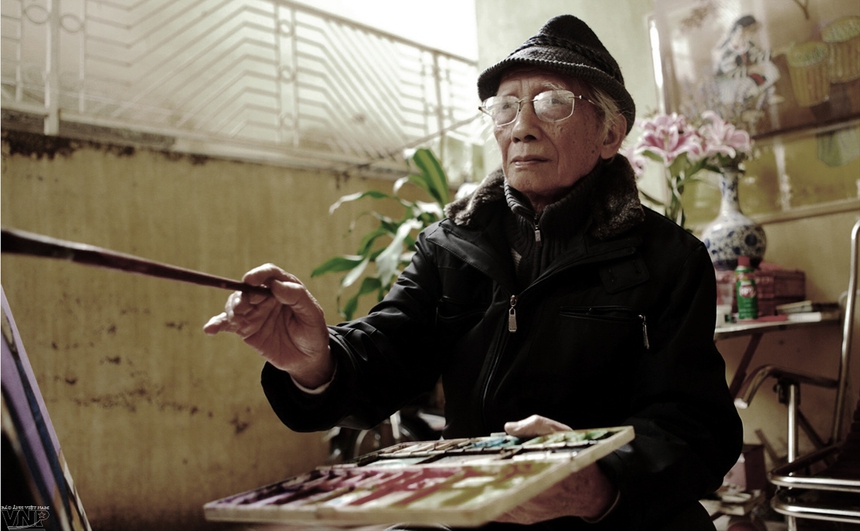 Nhớ họa sĩ Nguyễn Thụ (12/12/1930 - 24/6/2023): Một ký hiệu hội họa rất riêng - Ảnh 1.