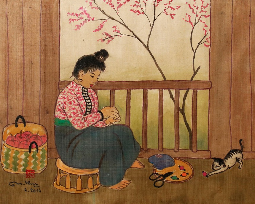 Nhớ họa sĩ Nguyễn Thụ (12/12/1930 - 24/6/2023): Một ký hiệu hội họa rất riêng - Ảnh 6.