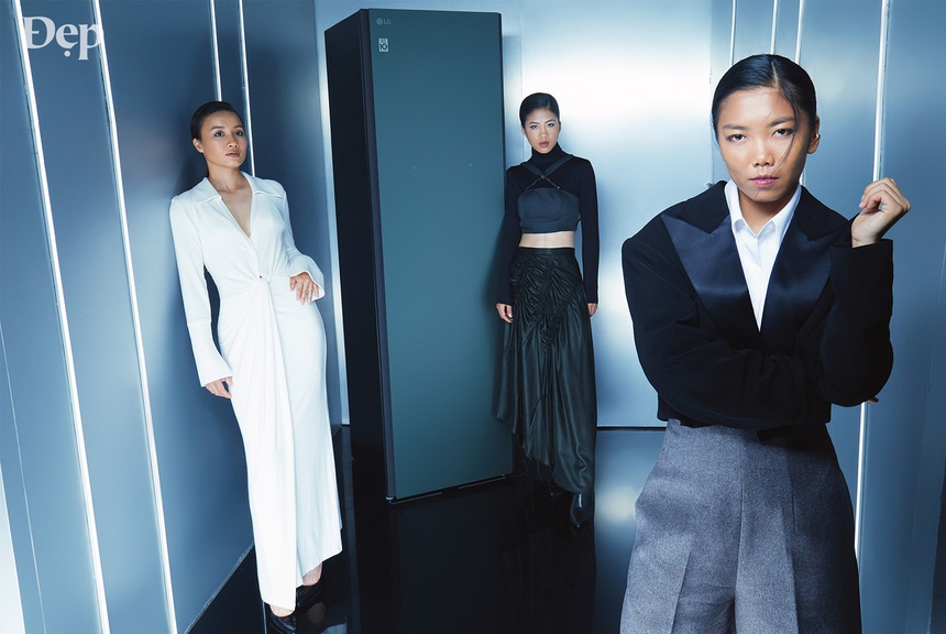 Chiễm ngưỡng bộ ảnh Thanh Nhã, Huỳnh Như và Hoàng Thị Loan 'hóa' Wonder Women, khí chất tựa siêu mẫu - Ảnh 4.