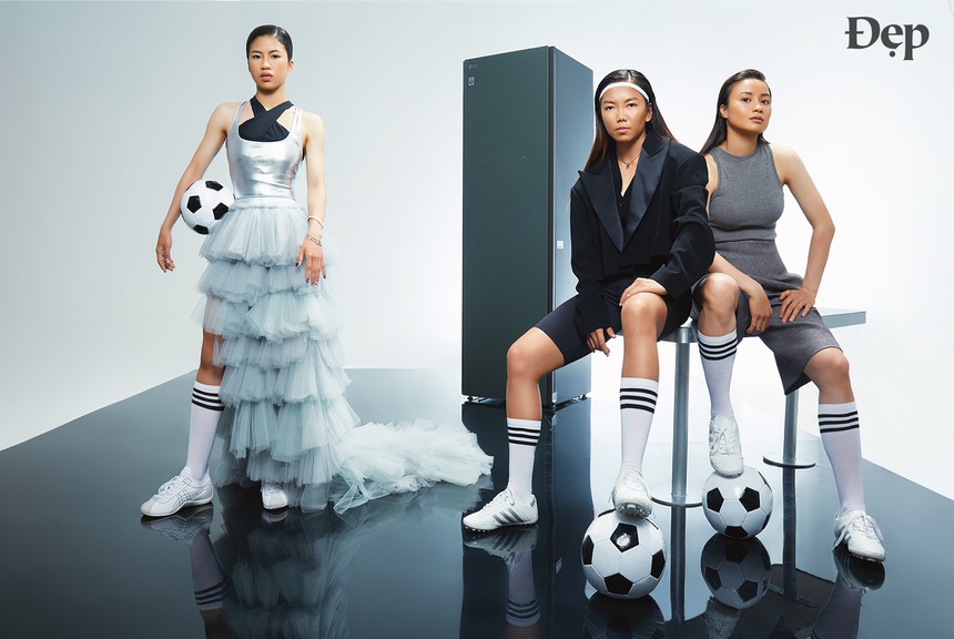 Chiễm ngưỡng bộ ảnh Thanh Nhã, Huỳnh Như và Hoàng Thị Loan 'hóa' Wonder Women, khí chất tựa siêu mẫu - Ảnh 3.