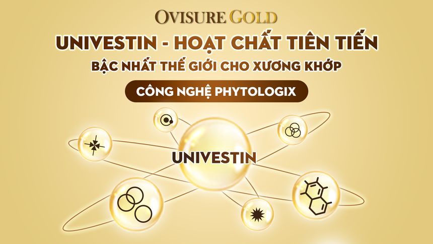 Univestin - Hoạt chất "vàng" độc quyền trong sữa hạt xương khớp Ovisure Gold - Ảnh 2. Univestin - Hoạt chất "vàng" độc quyền trong sữa hạt xương khớp Ovisure Gold - Ảnh 2.