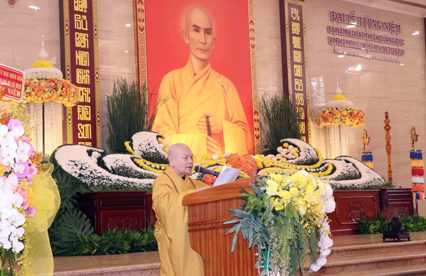 Đại lễ tưởng niệm 60 năm Bồ-tát Thích Quảng Đức vị pháp thiêu thân - Ảnh 3.