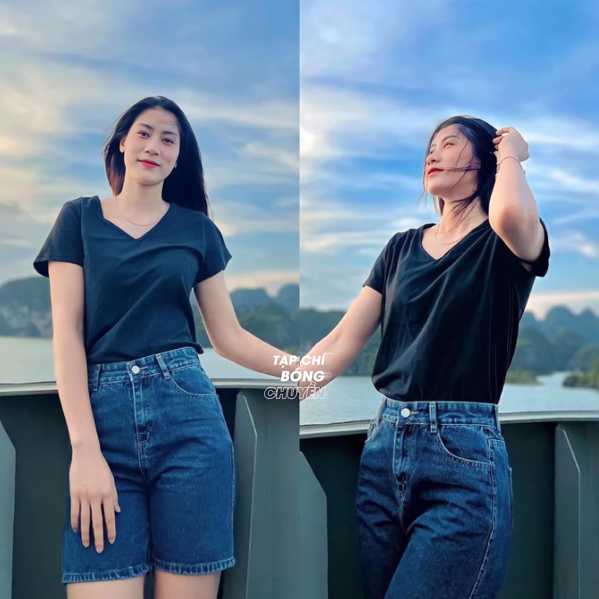 'Hot girl' bóng chuyền Kiều Trinh thả dáng cực xinh ở Hạ Long, chờ tái xuất sân đấu - Ảnh 2. 'Hot girl' bóng chuyền Kiều Trinh thả dáng cực xinh ở Hạ Long, chờ tái xuất sân đấu - Ảnh 2.