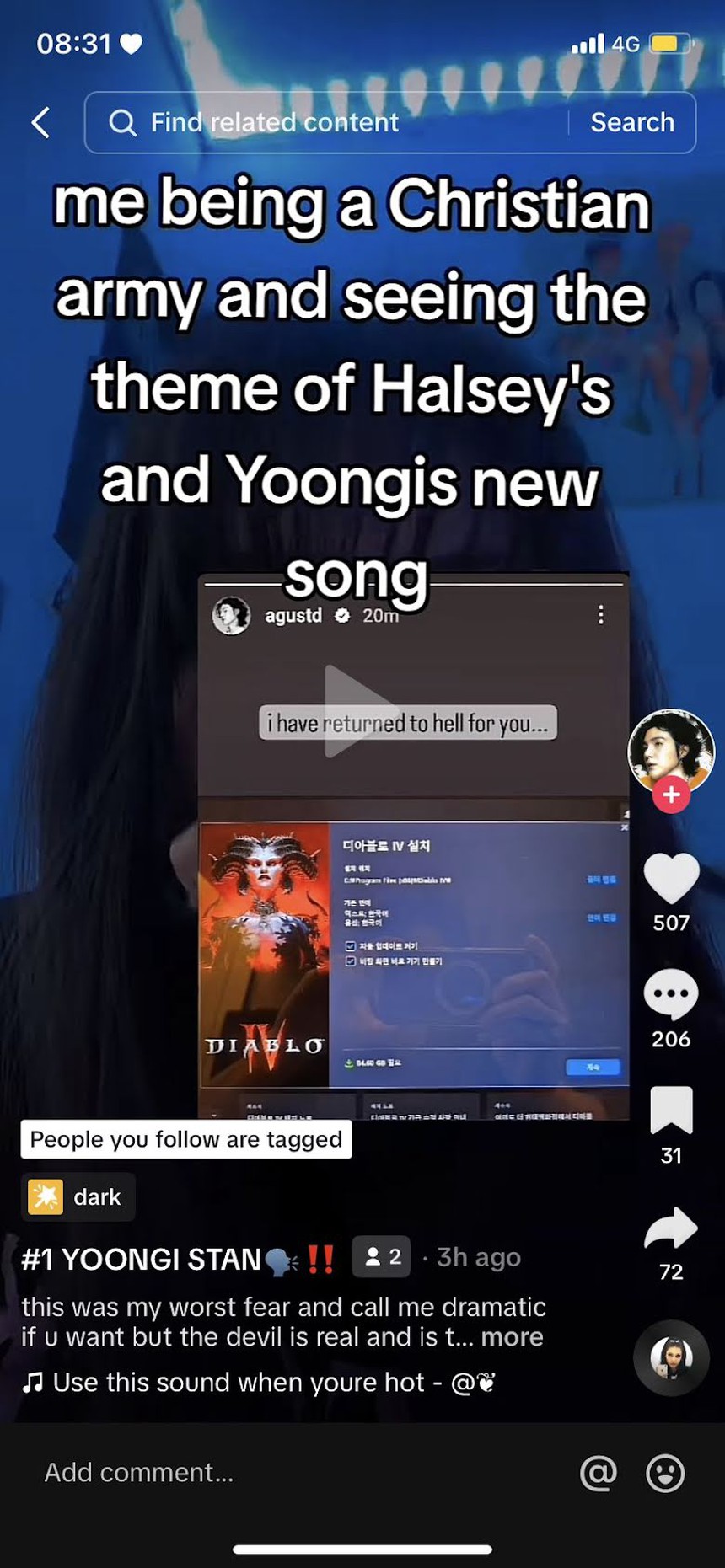 'Lilith' – ca khúc hợp tác của Suga BTS với Halsey bị chỉ trích cổ súy cho chủ nghĩa Satan - Ảnh 2.