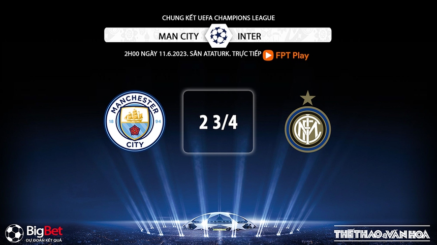 Nhận định, soi kèo Man City vs Inter (02h00, 11/6), chung kết Cúp C1 Champions League - Ảnh 12. Nhận định, soi kèo Man City vs Inter (02h00, 11/6), chung kết Cúp C1 Champions League - Ảnh 12.