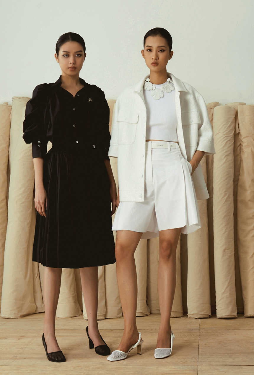 Hoa hậu Thanh Thuỷ tạo hình lạ trong BST các loài hoa của NTK Công Trí  - Ảnh 2.