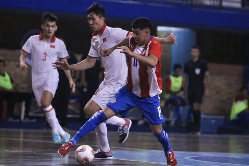 Futsal Việt Nam chưa thể đánh bại "gã khổng lồ" futsal thế giới - Ảnh 3.