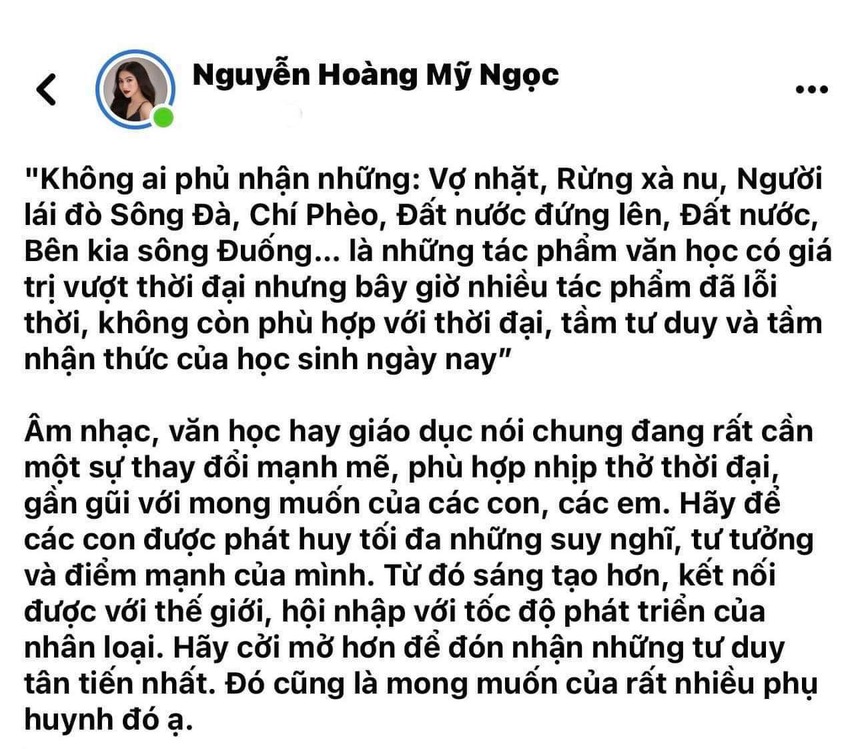 Khi một giảng viên thanh nhạc lên tiếng đề thi văn tốt nghiệp PTTH 'lỗi thời' - Ảnh 1.