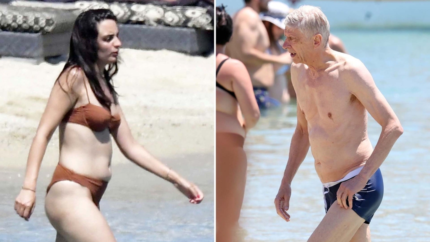 'Giáo sư' Arsene Wenger tràn đầy sức sống bên tình trẻ - Ảnh 5.