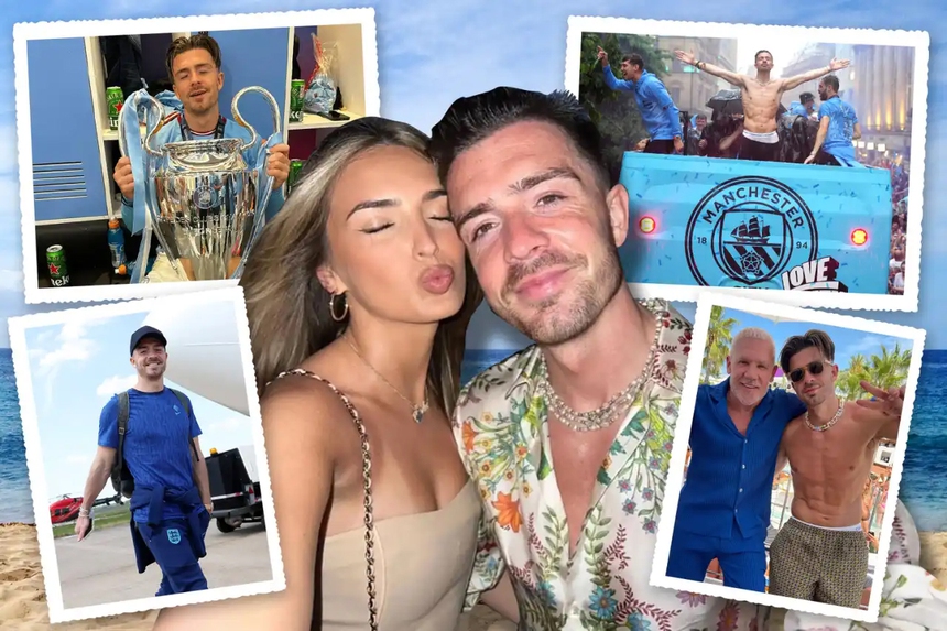 Mùa hè tiệc tùng của Jack Grealish - Ảnh 1.