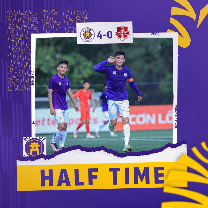 Đội trẻ của Hà Nội gây sốc khi thắng 11-0 tại giải quốc gia, đối thủ chỉ biết chịu trận  - Ảnh 2.