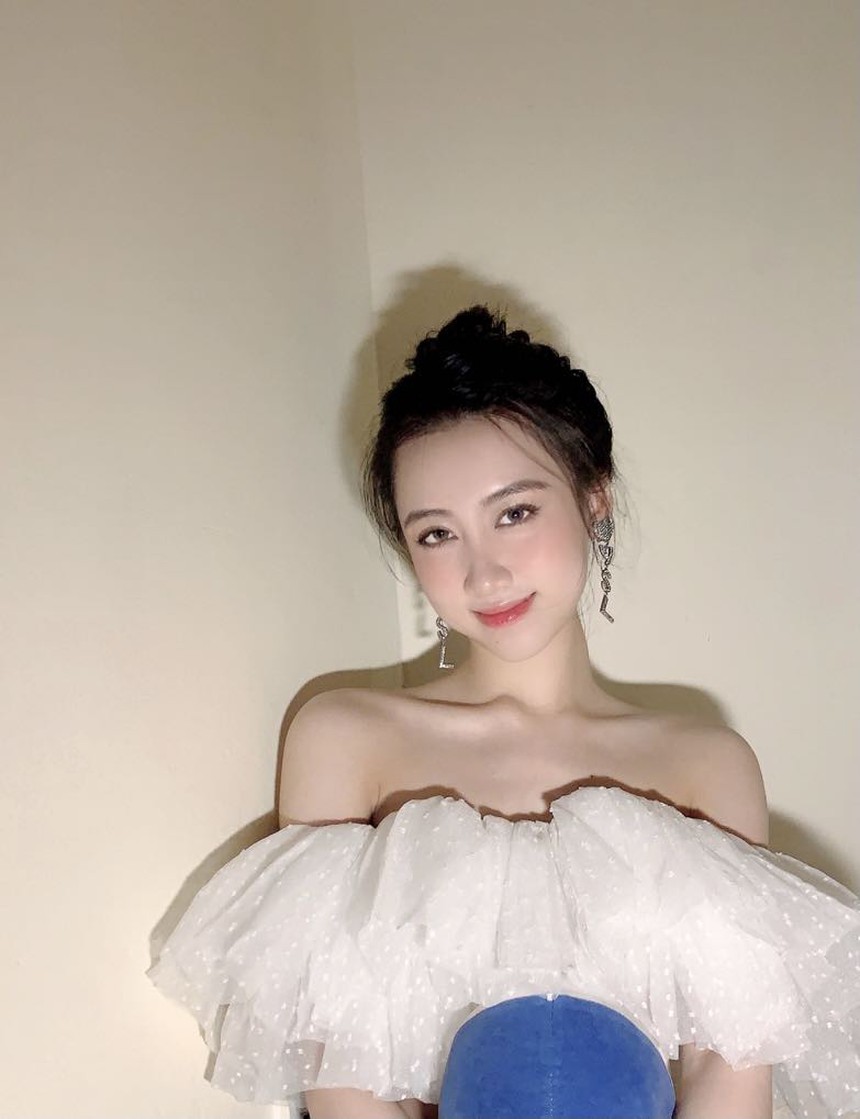 Sắc vóc nổi bật của nữ sinh Ngoại thương sở hữu vòng eo 58cm thi Miss Grand Vietnam 2023 - Ảnh 9.