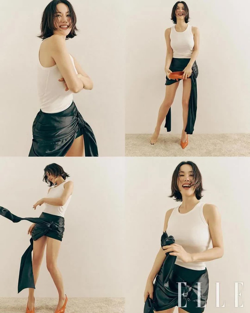 'Bác sĩ Cha' Uhm Jung Hwa khoe cơ bụng 6 múi khó tin ở tuổi 54 - Ảnh 1.