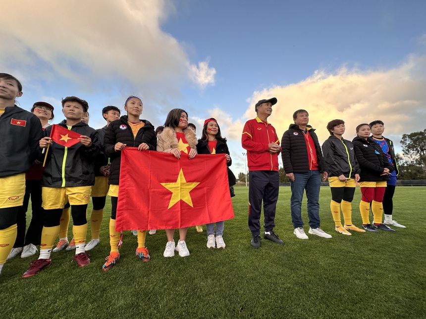 New Zealand: Đội tuyển nữ Việt Nam giao lưu với người hâm mộ - Ảnh 3. World Cup nữ 2023