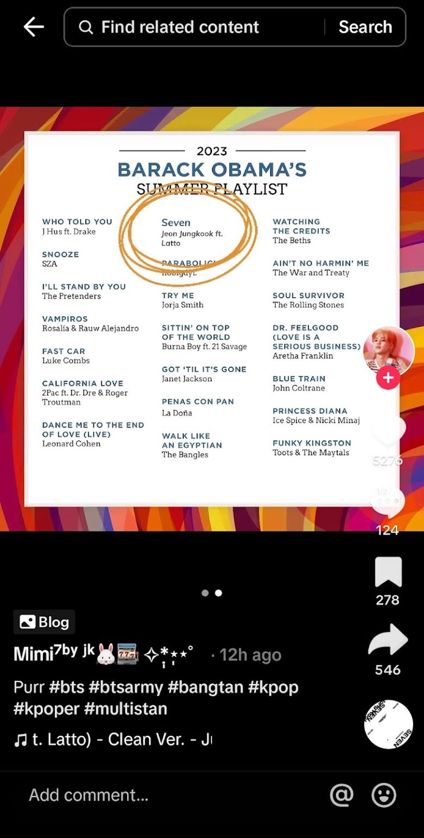 Thực hư chuyện Cựu Tổng thống Obama mê 'Seven' của Jungkook BTS - Ảnh 4.