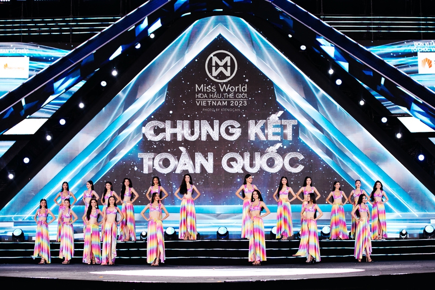 Ngắm phần thi bikini bốc lửa của dàn người đẹp Miss World Vietnam 2023: Ý Nhi có nổi nhất? - Ảnh 1.