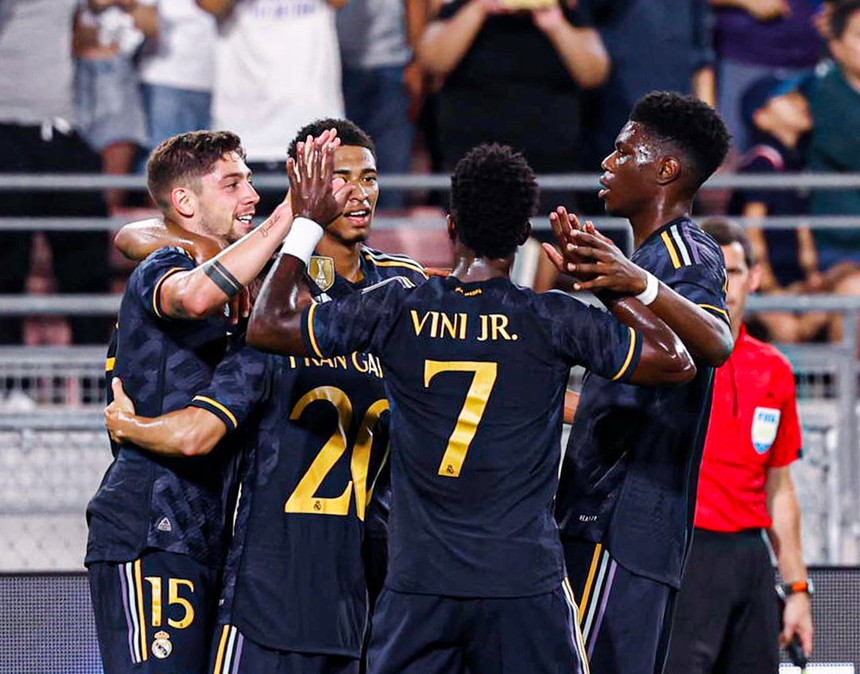 Real Madrid ngược dòng ngoạn mục trước AC Milan trong trận giao hữu tại Mỹ - Ảnh 3.