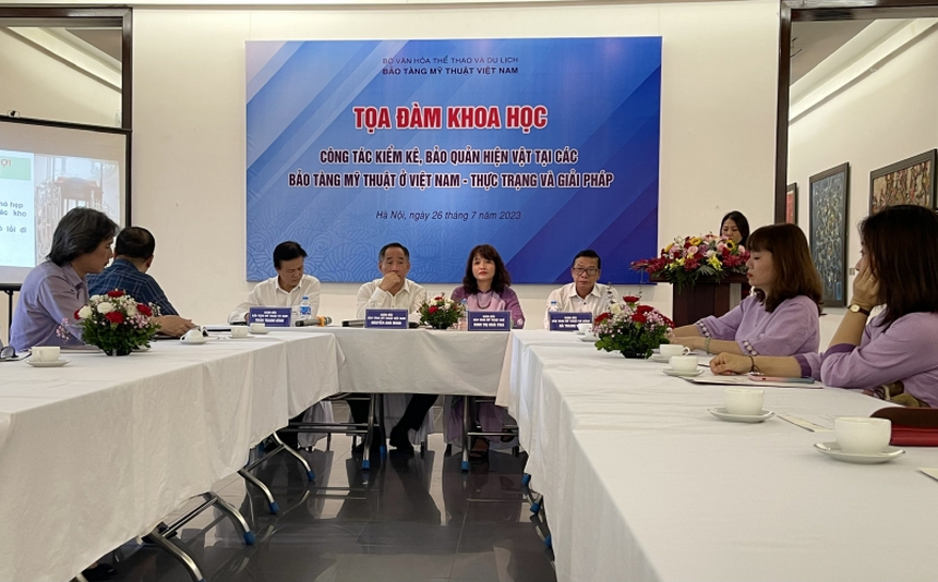 Chia sẻ thông tin để bảo quản hiện vật hiệu quả tại các bảo tàng mỹ thuật - Ảnh 1.