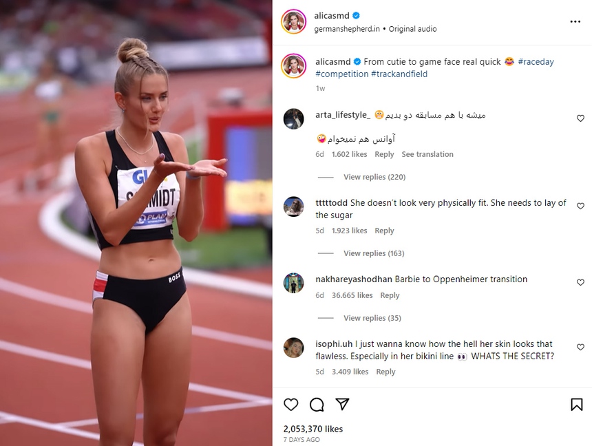 VĐV điền kinh đẹp nhất thế giới thả dáng cực gợi cảm, fan thốt lên đòi 'bắt giữ' vì quá quyến rũ - Ảnh 2.