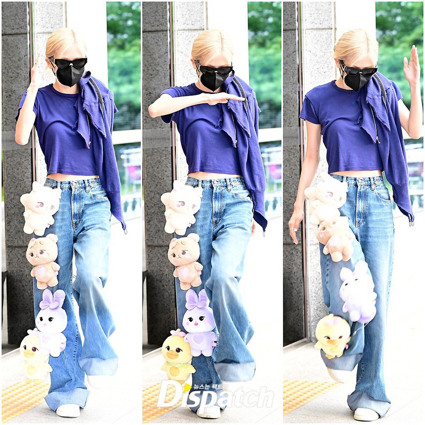 Blackpink về nước sau 2 đêm diễn tại Hà Nội, Rosé diện quần cực đáng yêu - Ảnh 1. Blackpink về nước sau 2 đêm diễn tại Hà Nội, Rosé diện quần cực đáng yêu - Ảnh 1.