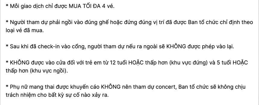 Trẻ 6 tuổi đã có thể vào concert Blackpink, chưa có thông tin về người giám hộ - Ảnh 2.