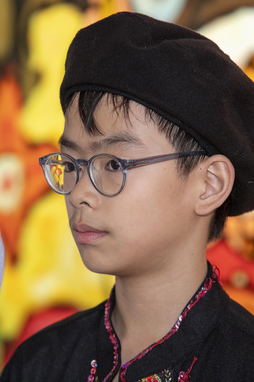 Họa sĩ nhí Hoàng Nhật Quang 'Vì mái trường cho em' - Ảnh 2.