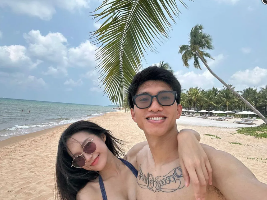 Bạn gái Văn Hậu thả dáng với bikini gợi cảm, ai nhìn cũng phải 'đỏ mặt' - Ảnh 6.