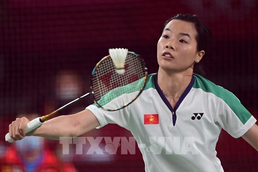 Hot girl cầu lông Việt Nam xuất sắc thắng đối thủ hơn 16 bậc, đoạt vé vào tứ kết giải Canada mở rộng - Ảnh 3.