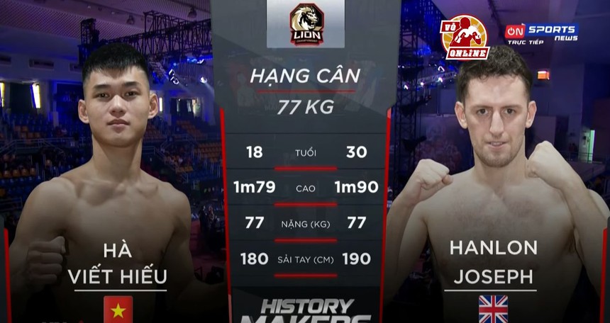 Sốc: Võ sĩ 18 tuổi Việt Nam ra đòn bất ngờ, khiến cao thủ 1m9 người Anh bất tỉnh sau… 18 giây  - Ảnh 3.