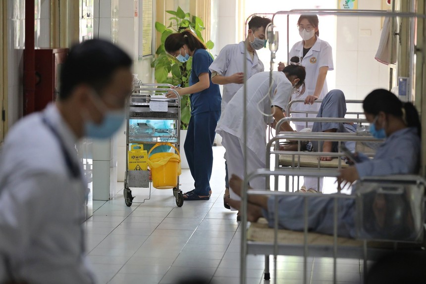 Hà Nội khuyến cáo người dân không chủ quan, lơ là với bệnh sốt xuất huyết - Ảnh 1.