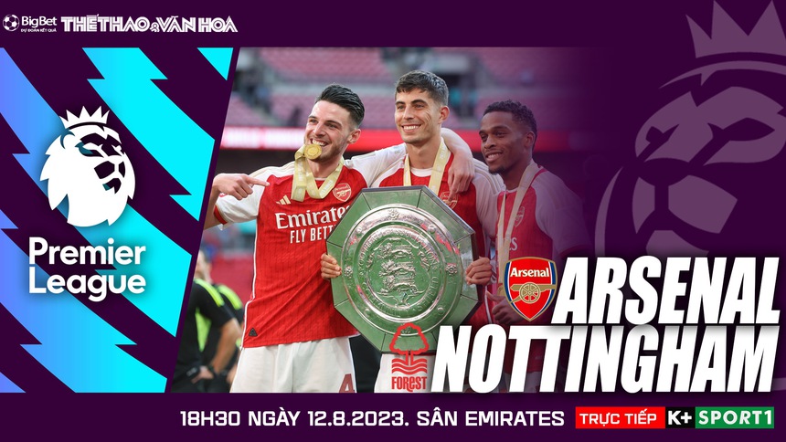 Nhận định, soi kèo Arsenal vs Nottingham Forest (18h30, 12/8), Ngoại hạng Anh vòng 1 - Ảnh 2.