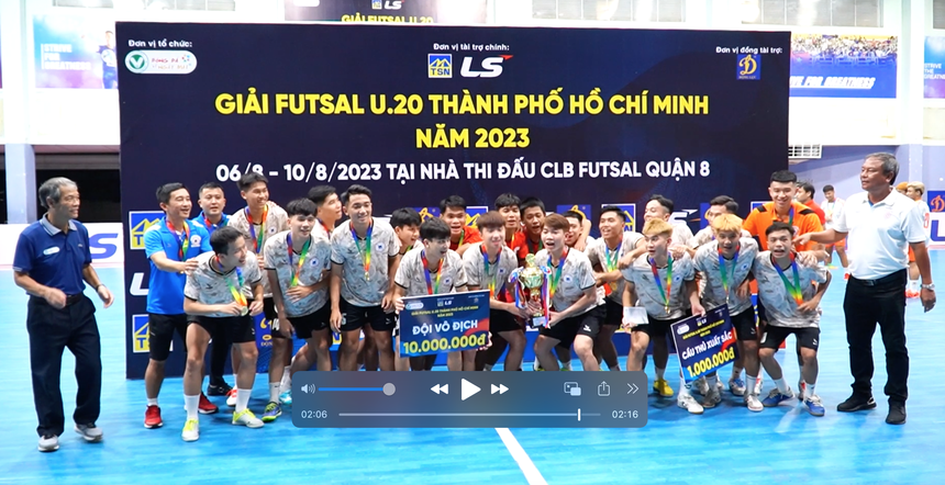 Vượt Thái Sơn Nam, Tân Hiệp Hưng vô địch giải futsal TP.HCM 2023 - Ảnh 2.