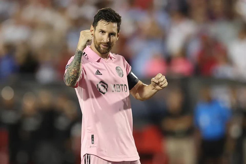 Messi ghi bàn, Inter Miami vào bán kết Leagues Cup sau cơn mưa bàn thắng - Ảnh 3.