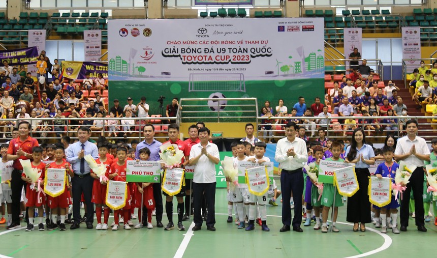 Khai mạc giải bóng đá U9 toàn quốc Toyota Cup 2023 - Ảnh 2. giải bóng đá U9 toàn quốc Toyota Cup 2023