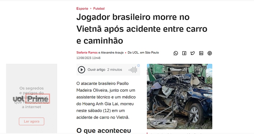 Báo chí thế giới thảng thốt trước vụ tai nạn khiến 3 thành viên HAGL qua đời - Ảnh 4.