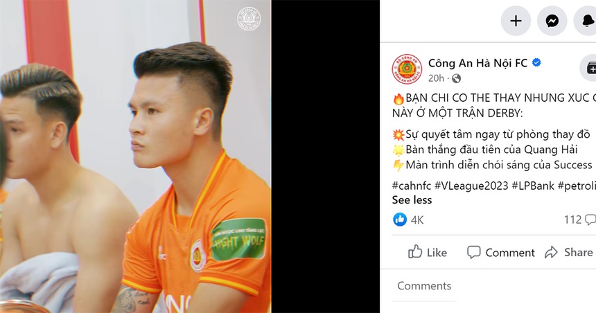 CAHN tung clip hậu trường trận derby rực lửa với Viettel: Quang Hải, Success cực cháy, Filip Nguyễn bình dị bên vợ con - Ảnh 3.