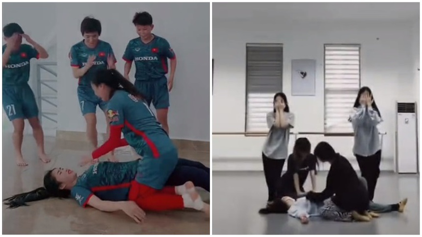 Cộng đồng mạng 'bỏng mắt' với màn đu trend 'hô hấp' cực hot của Hoàng Loan và Thanh Nhã - Ảnh 3.