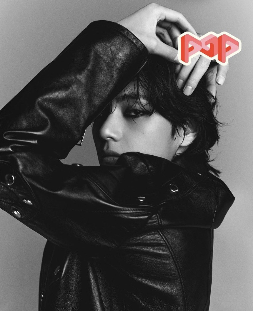 V BTS là nam ca sĩ solo thứ 2 sau Elton John lên bìa tạp chí 'POP' của Anh - Ảnh 3.