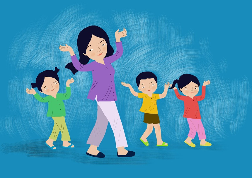 Chữ và nghĩa: Cô giáo em tre trẻ - Ảnh 1. Chữ và nghĩa: Cô giáo em tre trẻ - Ảnh 1.