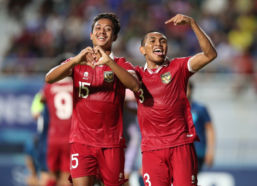 Bán kết 2 giải vô địch U23 Đông Nam Á 2023, U23 Thái Lan 1-3 U23 Indonesia: Trái đắng cho đội chủ nhà - Ảnh 1.