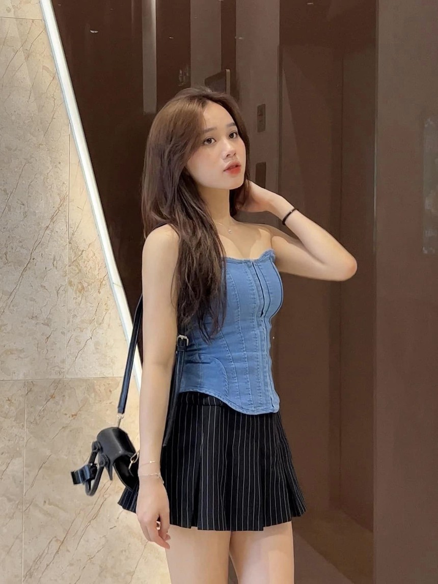 Tan chảy với nhan sắc bạn gái Nhâm Mạnh Dũng, thì ra là hot Tiktoker nổi rần rần - Ảnh 11.