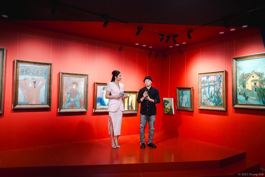 Triển lãm 'Chuyện mình' của họa sĩ Đoàn Đức Hùng  - Ảnh 4.