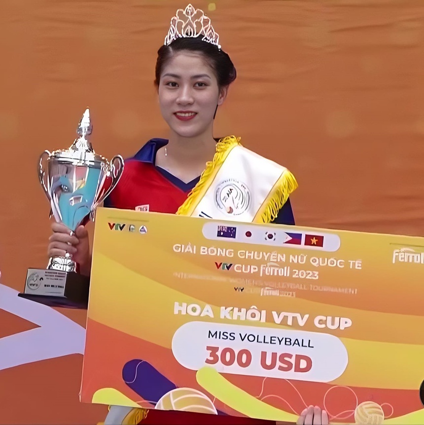 Kiều Trinh được bầu chọn là hoa khôi VTV Cup 2023